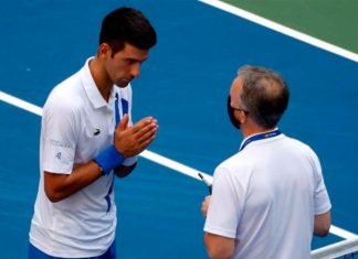 Djokovic fue descalificado del Abierto de EEUU