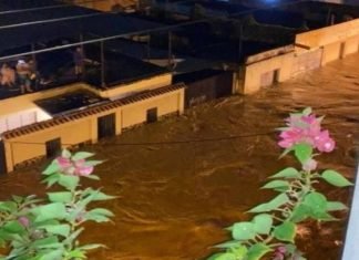 Fuertes lluvias desbordaron los ríos El Limón y El Turmero en el estado Aragua