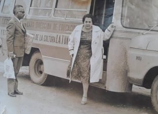 La gobernadora de Lara, en una fotografía histórica