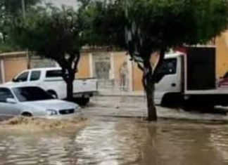 Afectaciones por intensas lluvias en Iribarren