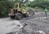 Inician remoción con maquinarias en la vía a Buena Vista por fuerte deslave