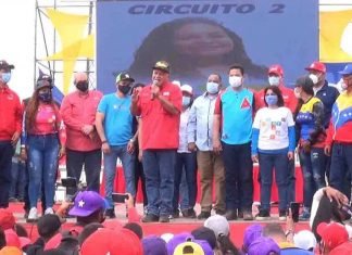 Cabello cierra campaña electoral por el GPP en Lara