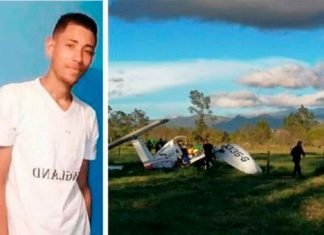 Salva la vida de un bebé tras accidente de avión