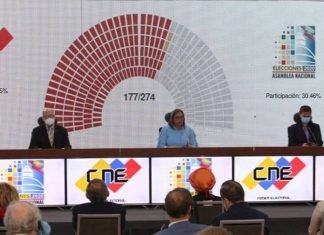 CNE participación electoral fue de 31% en jornada de parlamentarias