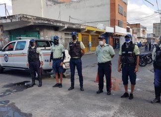 Autoridades desplegadas para que se cumplan normas biosanitarias en el centro de Barquisimeto