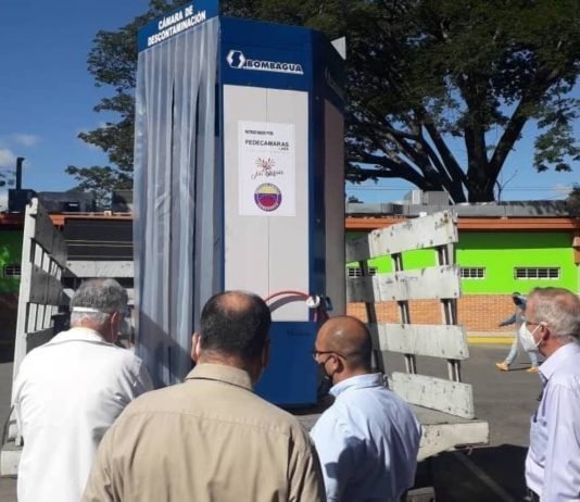 Alianza empresarial entrega 4ta cabina de desinfección y extenderán acción a municipios de Lara