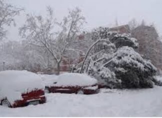 Gran nevada en España colapsa Madrid