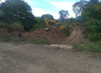 Recontruyen muro de protección en Quebrada las Veras municipio Torres