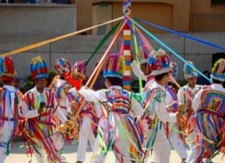 El sebucán, el baile de las cintas venezolano
