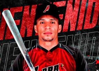 Gorkys Hernández se viste de cardenal