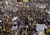 Las protestas en Colombia se mantienen al grito de «no más violencia»