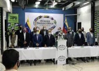 Alianza Democrática defiende vía electoral para superar las diferencias