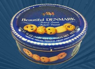 ¿Qué se guardaba en esta caja de galleta?