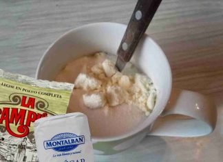 Leche en polvo con azúcar