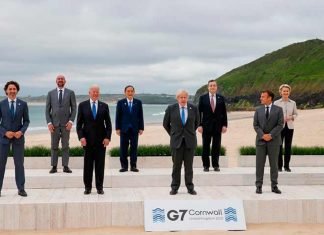 Líderes del G7 inician cumbre en Inglaterra