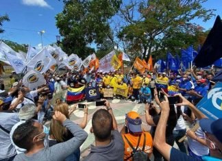Concentran acto de unidad de la oposición apoyando Acuerdo de Salvación Nacional en Lara