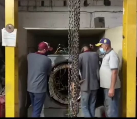 Verifican trabajos de mantenimiento en motores del Sistema Alto Tocuyo
