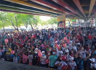 PSUV Lara cierra campaña para las primarias en Barquisimeto