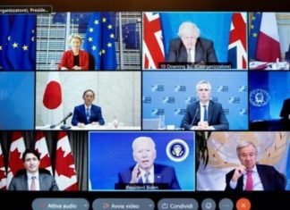 Líderes G7 reafirman en cumbre virtual salida de Afganistán el 31 de agosto