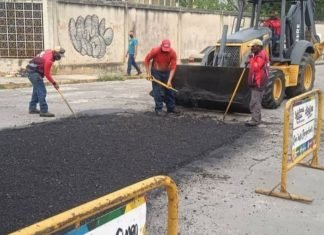 Plan Tapahuecos alcanza a 8.200 reparaciones viales en Iribarren