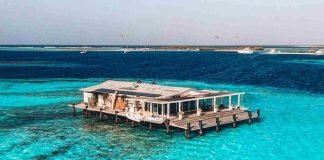 Palafito en Los Roques