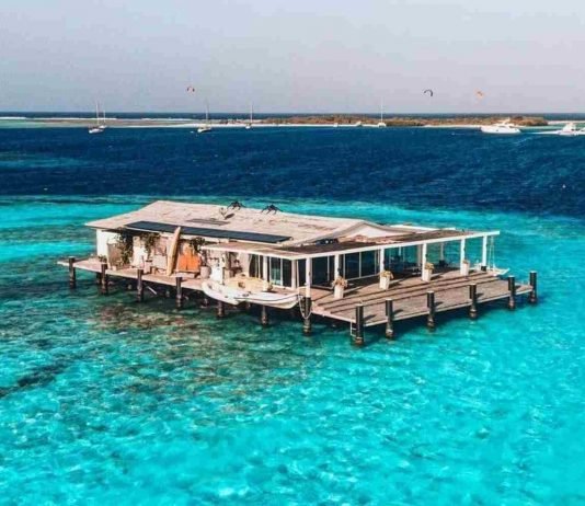 Palafito en Los Roques