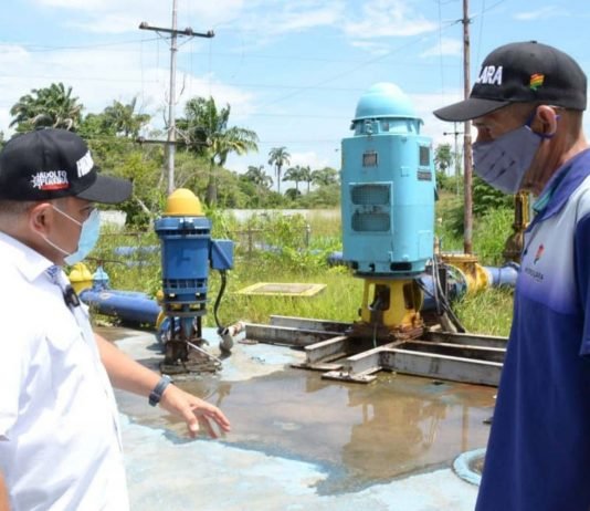 Repararon transformador en Estación de Rebombeo El Carabalí en Palavecino