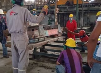 Reactivan producción de durmientes para el sistema ferroviario en Barquisimeto