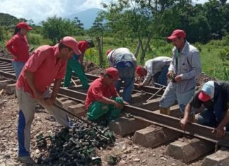 IFE culminó reinstalación de la vía férrea en el estado Yaracuy