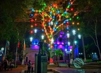 La navidad en la Plaza Jacinto Lara