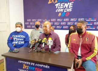 Reyes Reyes: “Los revolucionarios estamos en la calle para alcanzar la victoria el próximo 21 de noviembre”