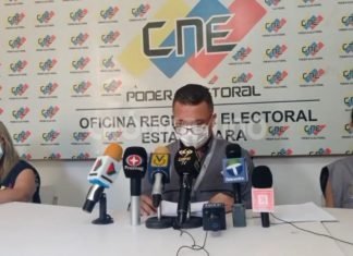 Junta Regional del CNE informó resultados irreversibles de 7 alcaldes electos en Lara