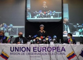 Observadores electorales de la UE registraron irregularidades en comicios de Venezuela