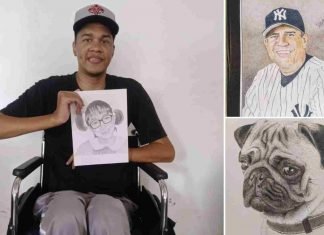 Petareño sigue adelante a través de sus dibujos