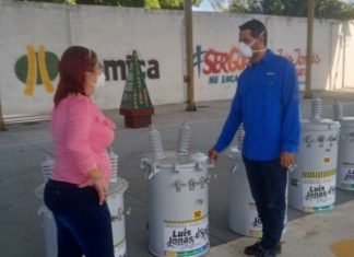 Atienden a 6 comunidades con dotación de transformadores en Iribarren