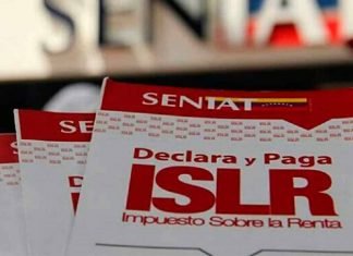 Seniat anunció hasta el 31 de marzo lapso para declarar y pagar el ISLR