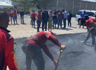Desplegaron Plan Tapa Hueco en 25 cuadras de la calle 51 de Barquisimeto