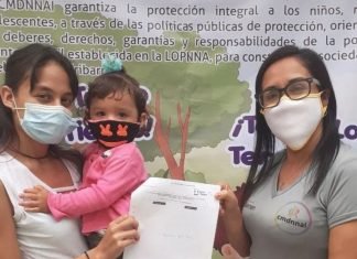 En 2021 acreditaron 125 defensores de los derechos de infantes en comunidades de Iribarren