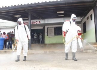 Realizaron jornada de desinfección en el Hospital José María Bengoa de Sanare