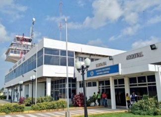 Terminal aéreo Jacinto Lara preparado con normas de bioseguridad para recibir vuelos internacionales