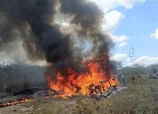 Sobreviven dos tripulantes del helicóptero de la FANB desplomado en el sector Pavia