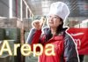 Trabajadores en China hacen arepas con Harina PAN