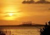 Vista del Puente sobre el Lago de Maracaibo
