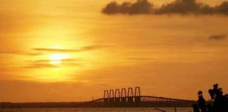 Vista del Puente sobre el Lago de Maracaibo