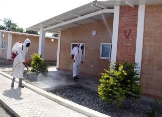 Realizaron jornada de desinfección contra Covid-19 en Parroquia Ana Soto