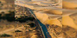 Vista aérea de Los Médanos de Coro