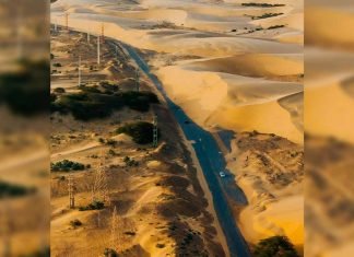 Vista aérea de Los Médanos de Coro