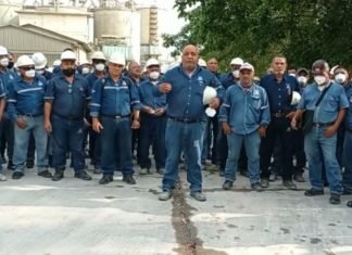 Reclaman beneficios trabajadores del Cemento en Lara