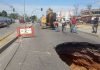Reparan socavamiento en la avenida Florencio Jiménez de Barquisimeto