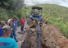 Gobernación de Lara ejecuta obras en vía afectada por las lluvias en Río Claro